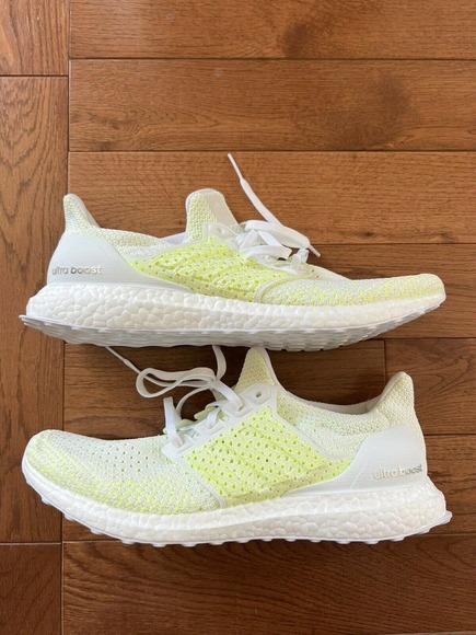 Adidas Ultraboost Neon White Primeknit Running Shoes Mens 11 main image 7